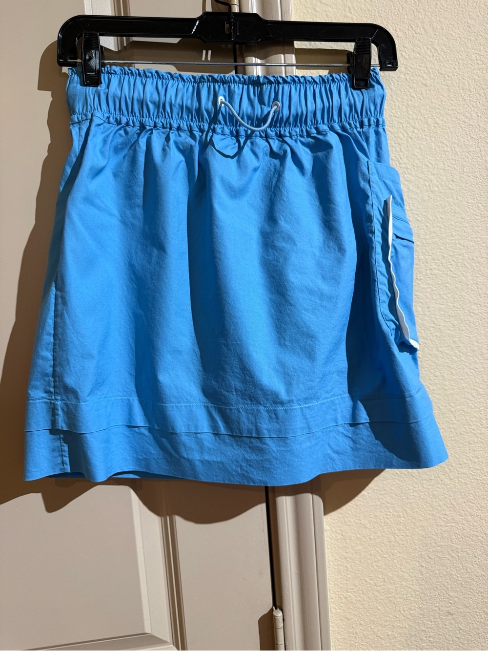 Authentic Fendi Light Blue Drawstring Skirt with Pocket - Picture 4 of 15
